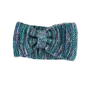 Steve Madden Metallic Crochet Winter Headband One Size